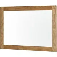 Mallory Wall Mirror - Brown, Oak