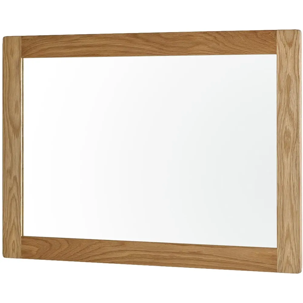 Mallory Wall Mirror - Brown, Oak image