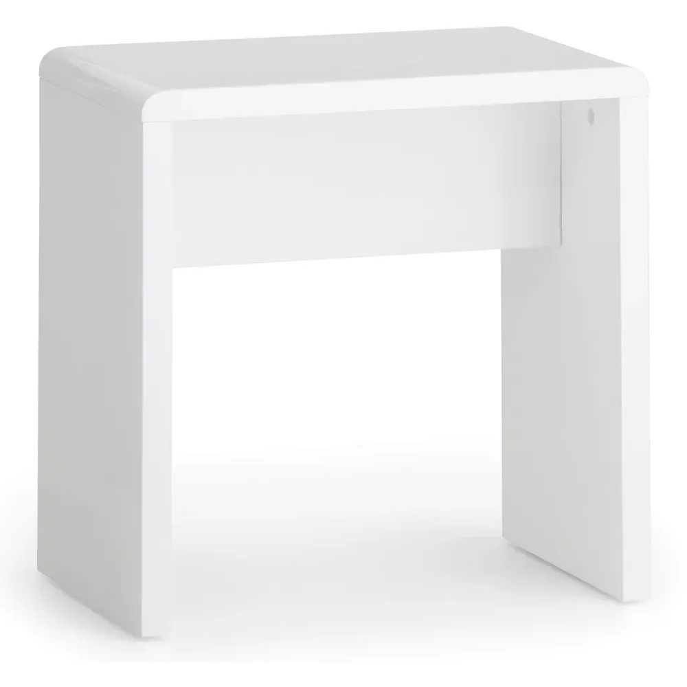 Manhattan Dressing Table Stool - White