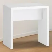 Manhattan Dressing Table Stool - White