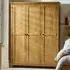 Marlborough 3 Door Wardrobe - Oak