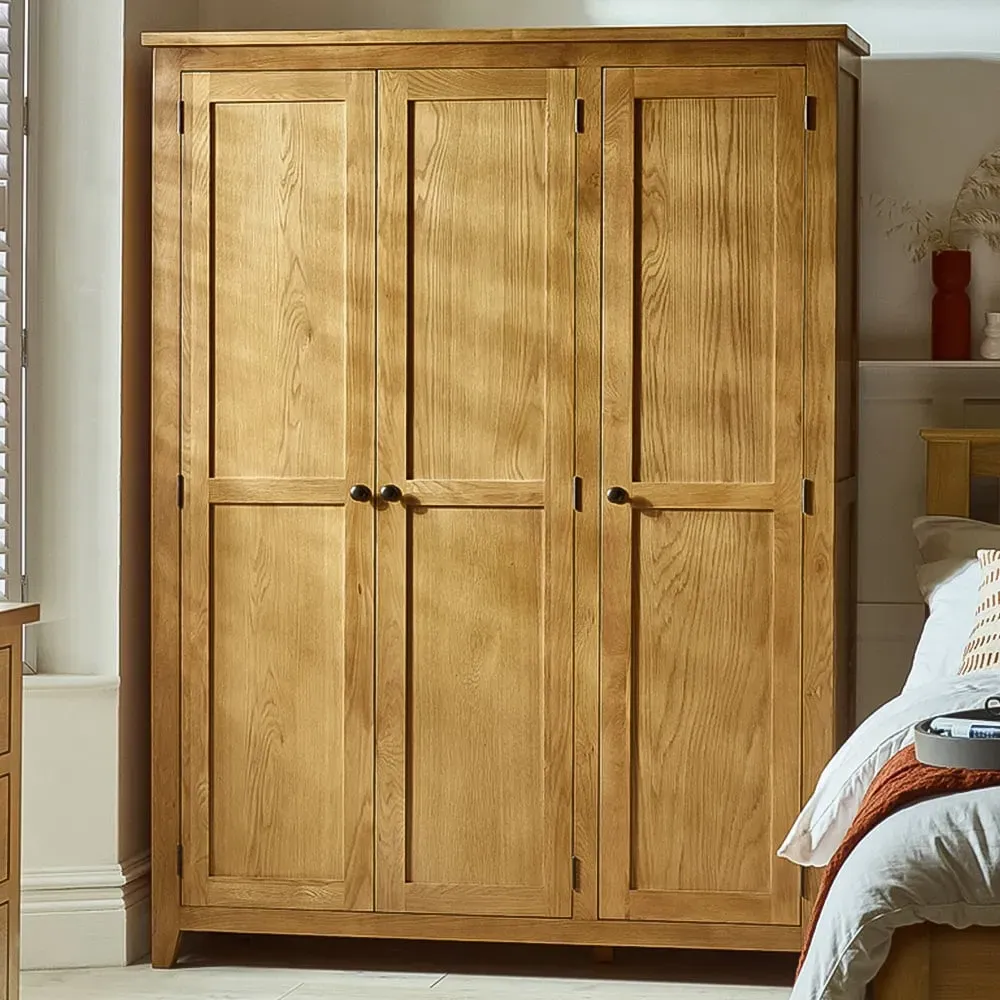 Marlborough 3 Door Wardrobe - Oak