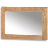 Marlborough Wall Mirror - Brown, Oak