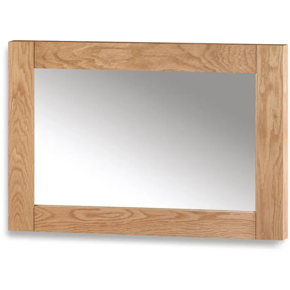 Marlborough Wall Mirror - Brown, Oak image