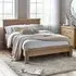 Memphis Double Bed - Limed Oak