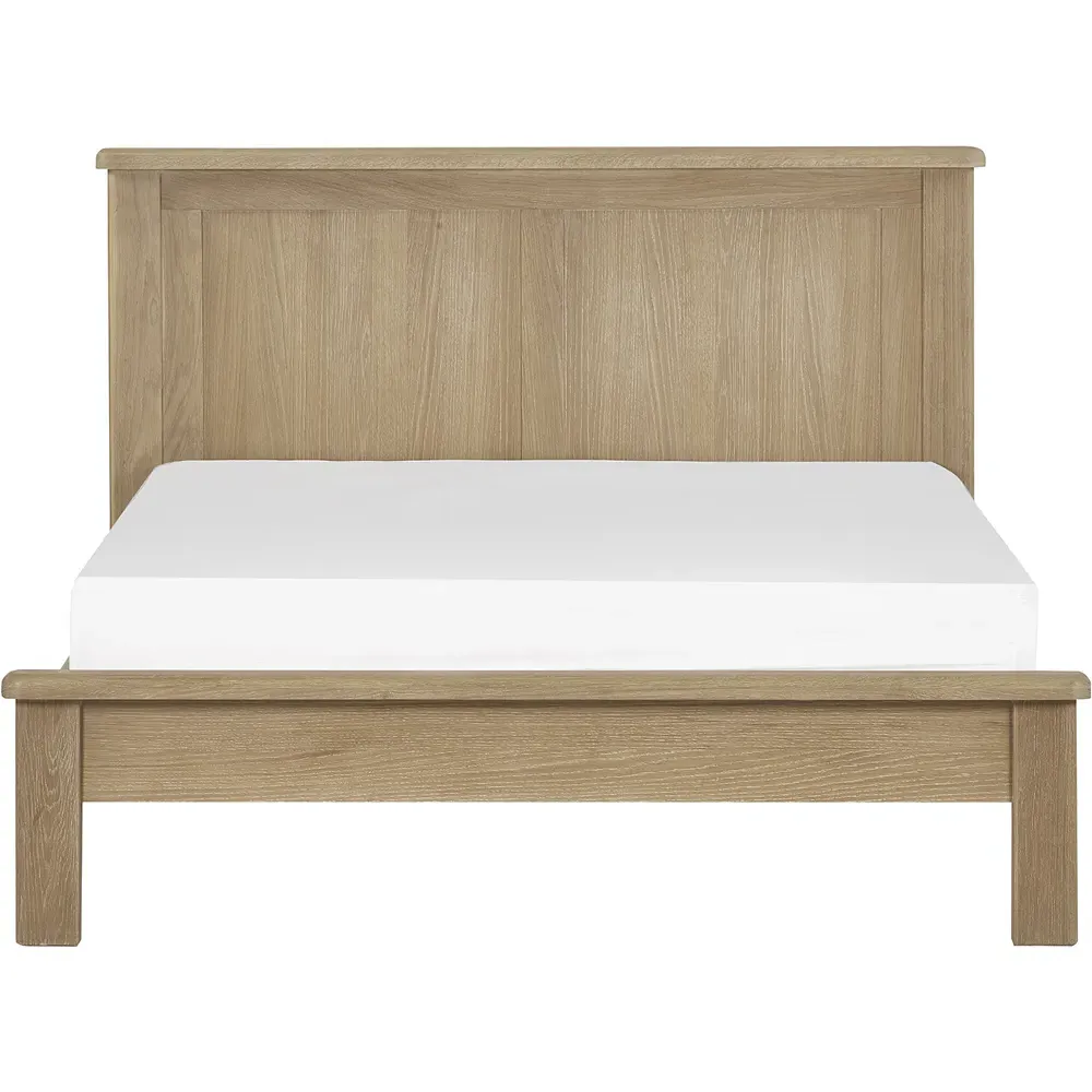 Memphis King Size Bed Frame - Limed Oak