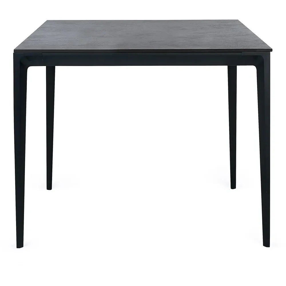 Miami 4-Seater Square Dining Table - Grey, Slate