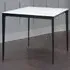 Miami 4-Seater Square Dining Table - White, Marble