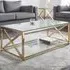 Miami Console Table - Gold, Stainless Steel