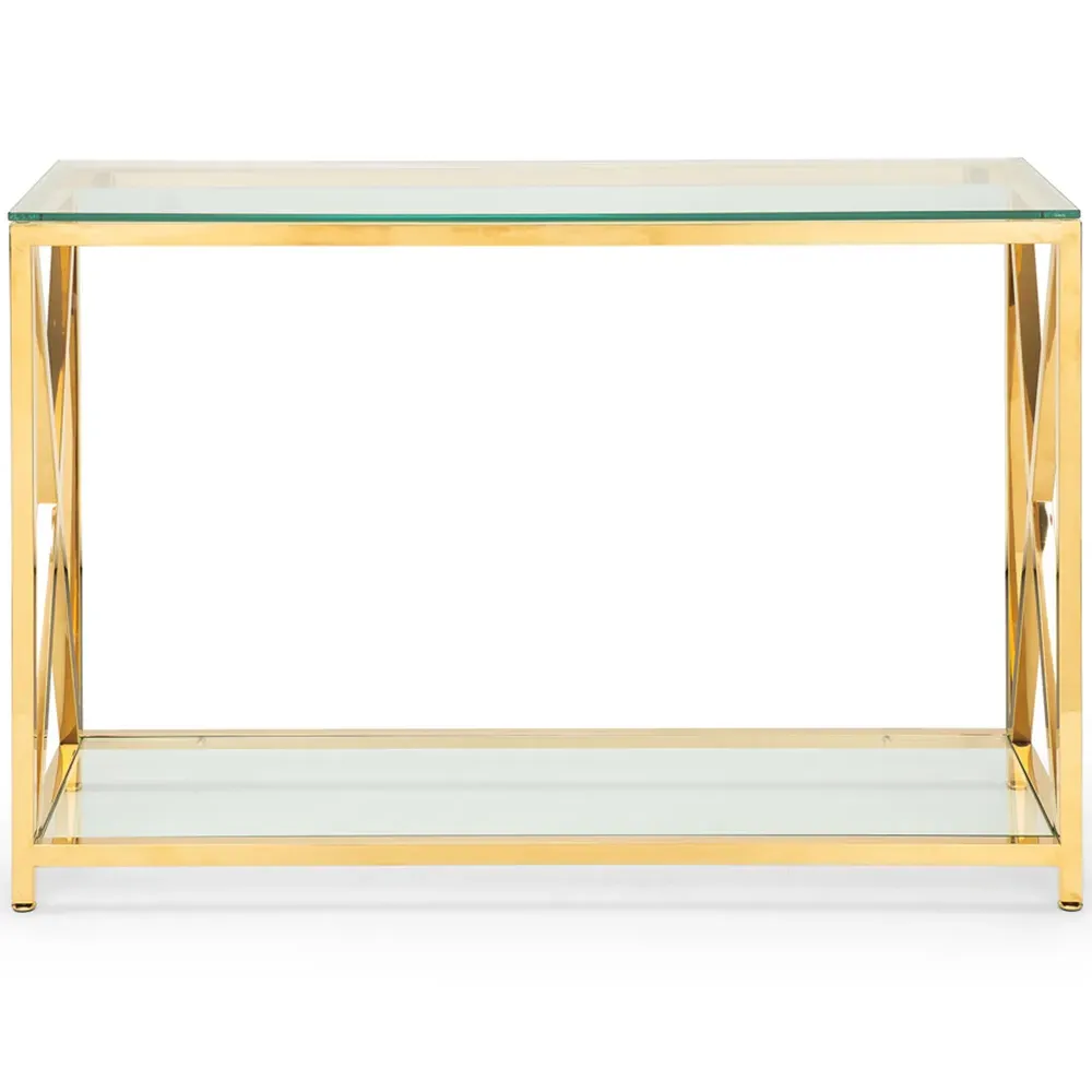 Miami Lamp Table - Gold, Stainless Steel