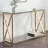 Miami Lamp Table - Gold, Stainless Steel