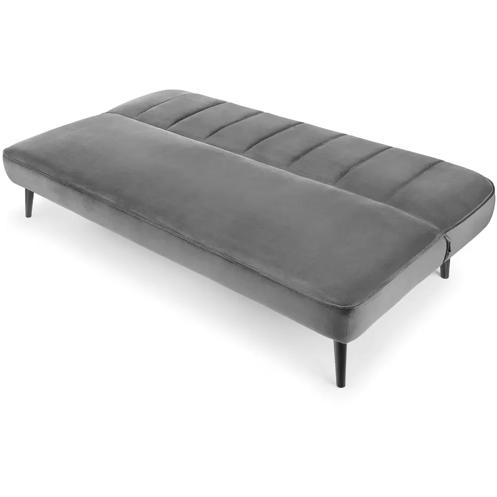 Miro 3-Seater Sofa Bed - Grey, Velvet