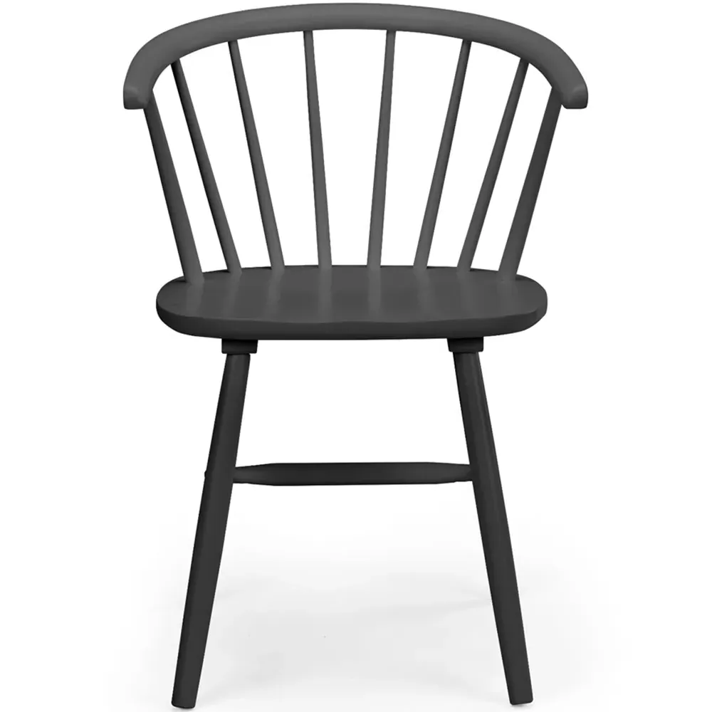 Modena Set of 2 Dining Chairs - Black