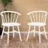 Modena Set of 2 Dining Chairs - White