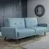 Monza 2-Seater Sofa Bed - Blue, Linen