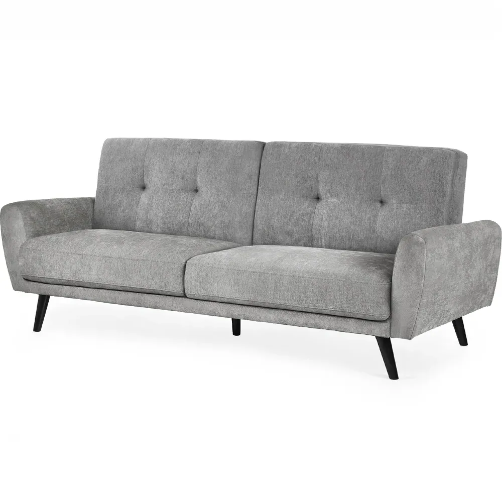 Monza 2-Seater Sofa Bed - Grey, Fabric