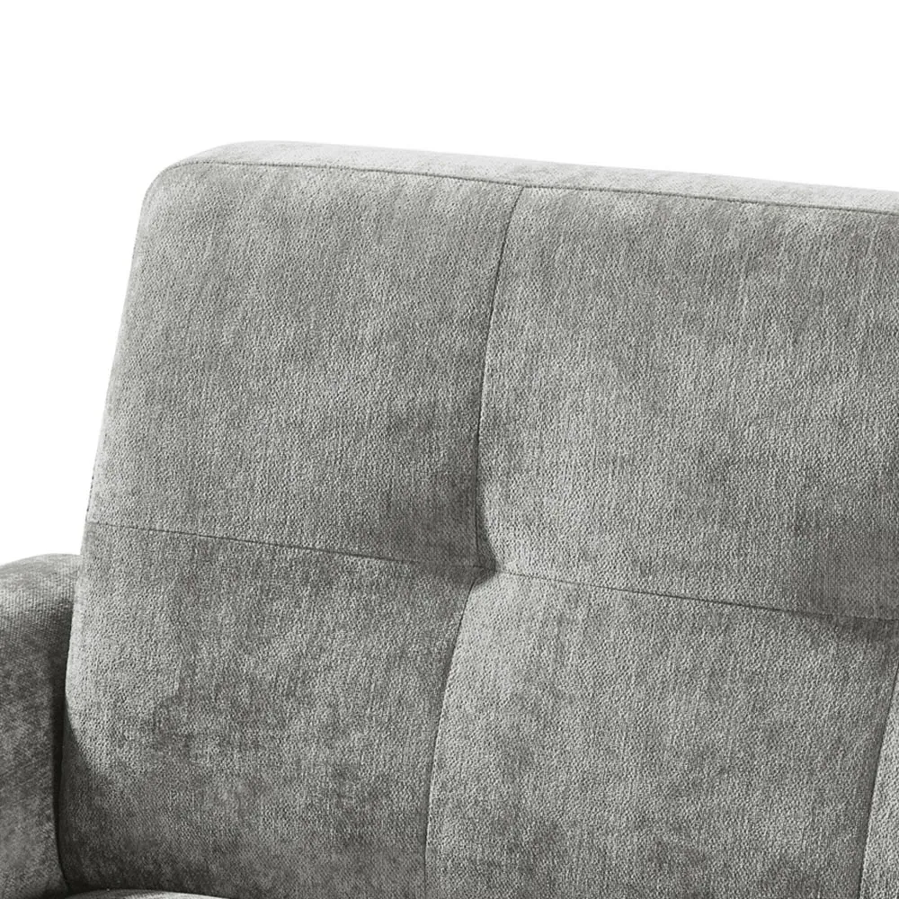 Monza 2-Seater Sofa Bed - Grey, Fabric