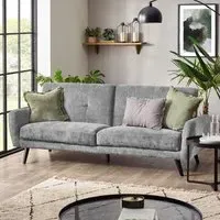 Monza 2-Seater Sofa Bed - Grey, Fabric
