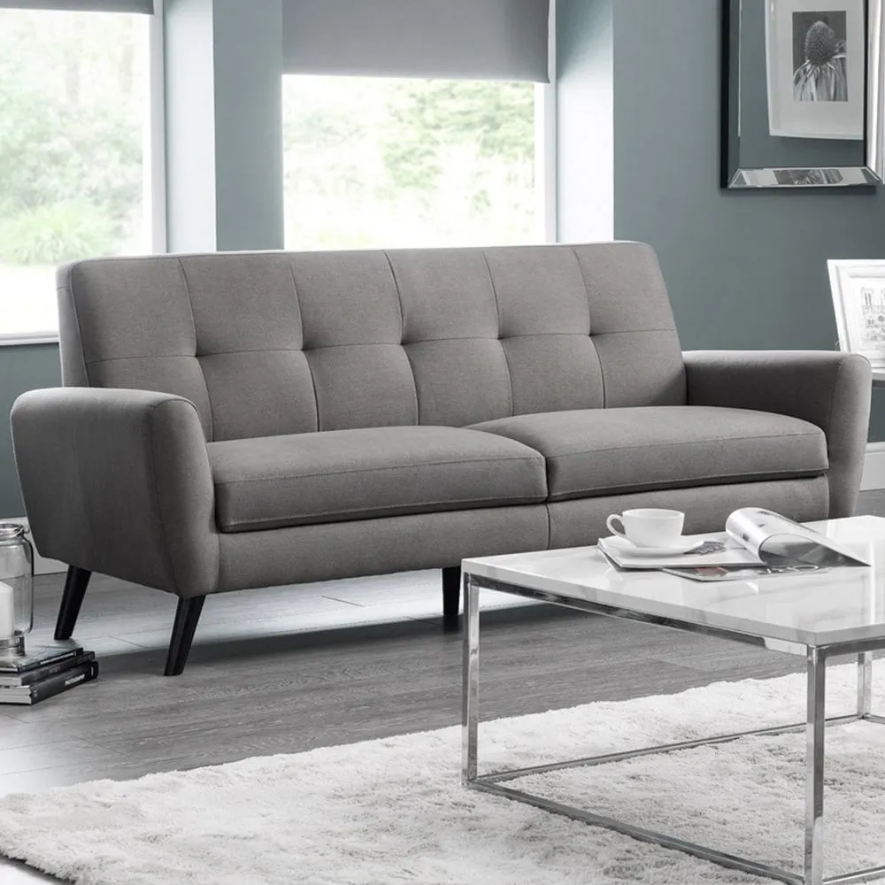 Monza 2-Seater Sofa Bed - Grey, Linen image
