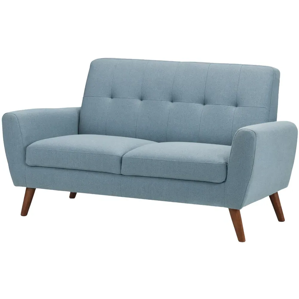 Monza 2-Seater Sofa - Blue, Linen