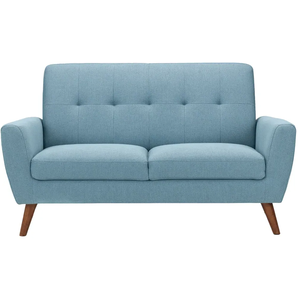 Monza 2-Seater Sofa - Blue, Linen