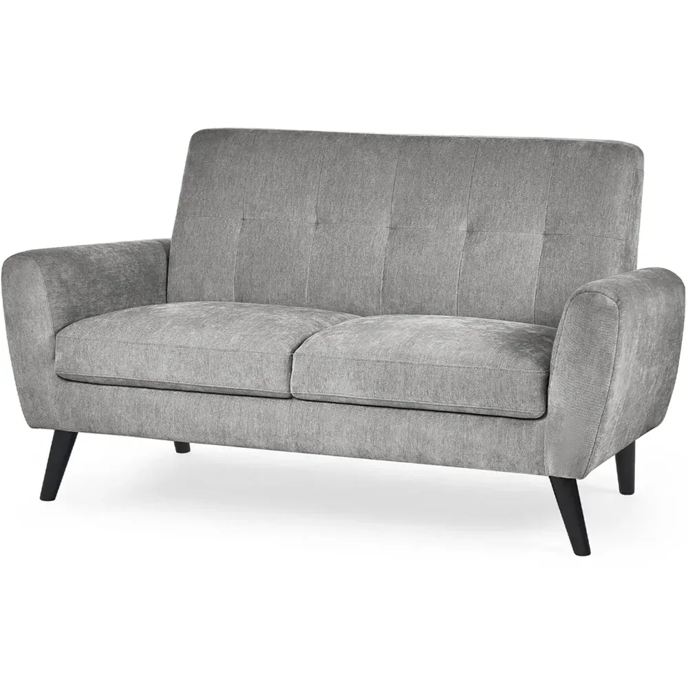 Monza 2-Seater Sofa - Grey, Fabric
