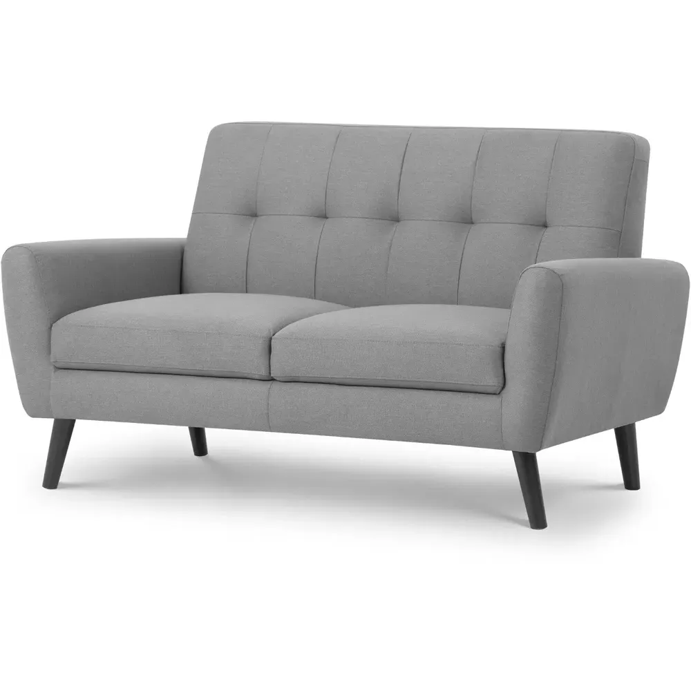 Monza 2-Seater Sofa - Grey, Linen