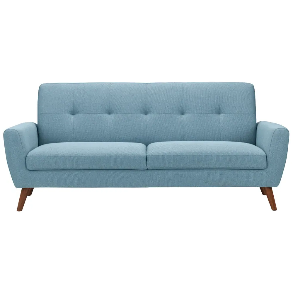Monza 3-Seater Sofa - Blue, Linen