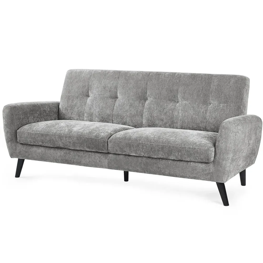 Monza 3-Seater Sofa - Grey, Fabric