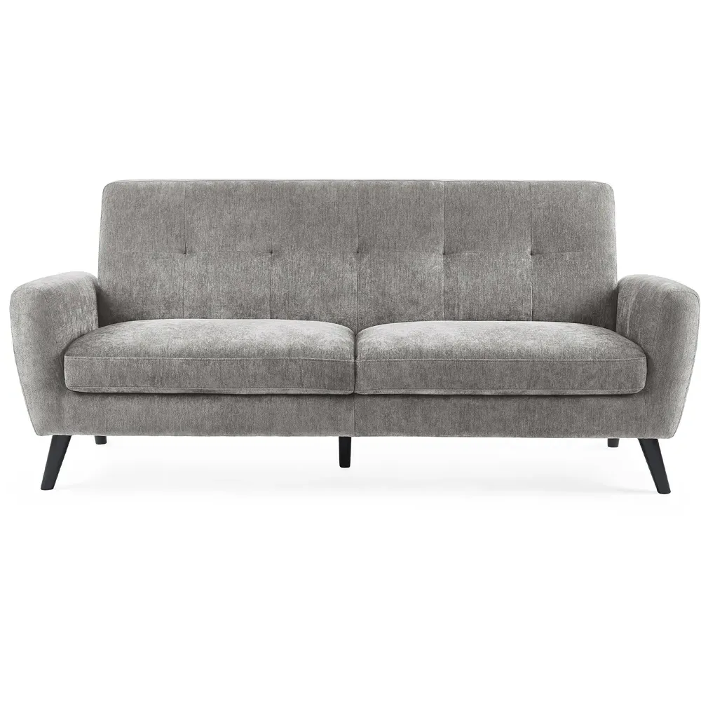 Monza 3-Seater Sofa - Grey, Fabric