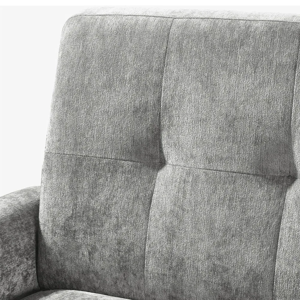 Monza Compact Chair - Grey, Fabric