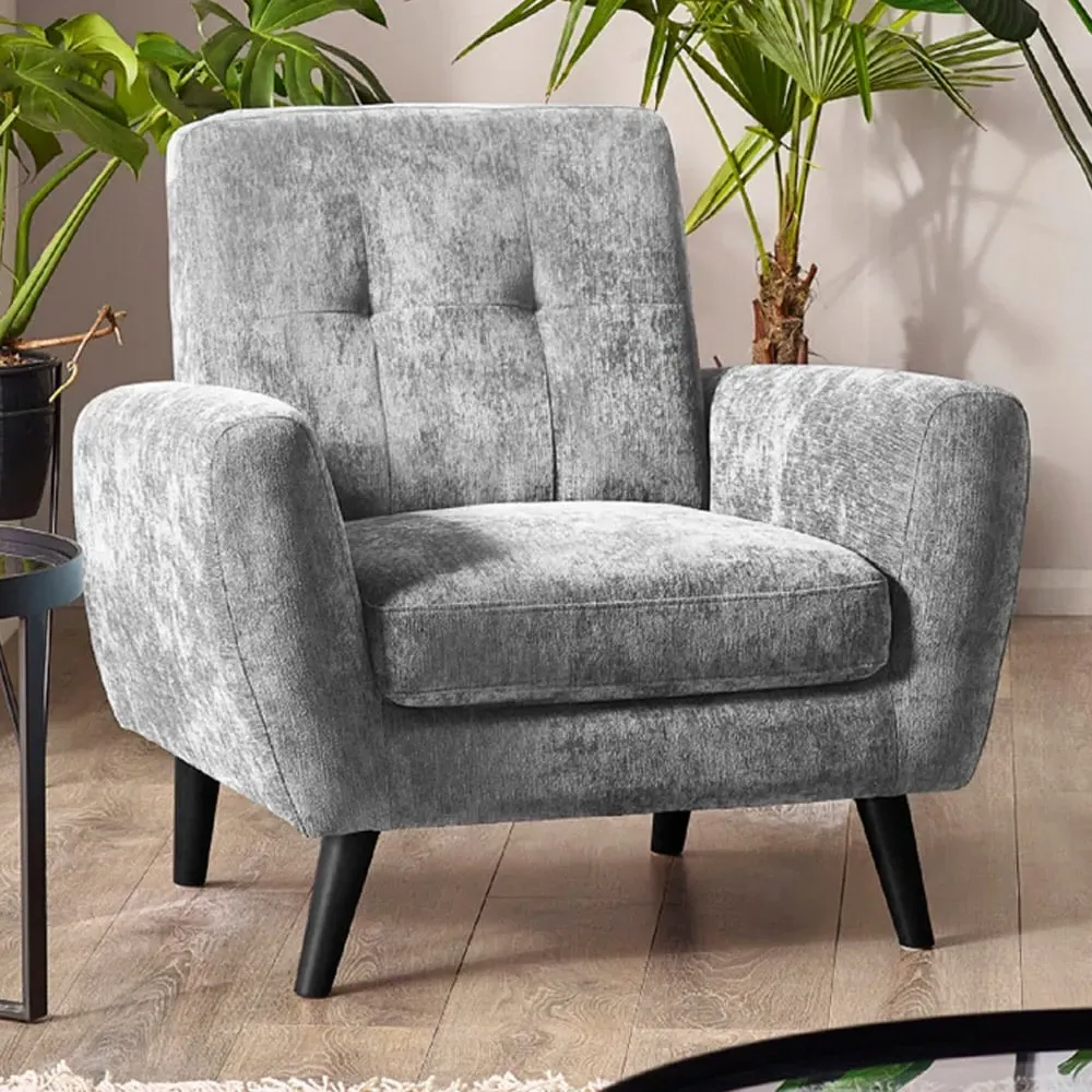 Monza Compact Chair - Grey, Fabric image