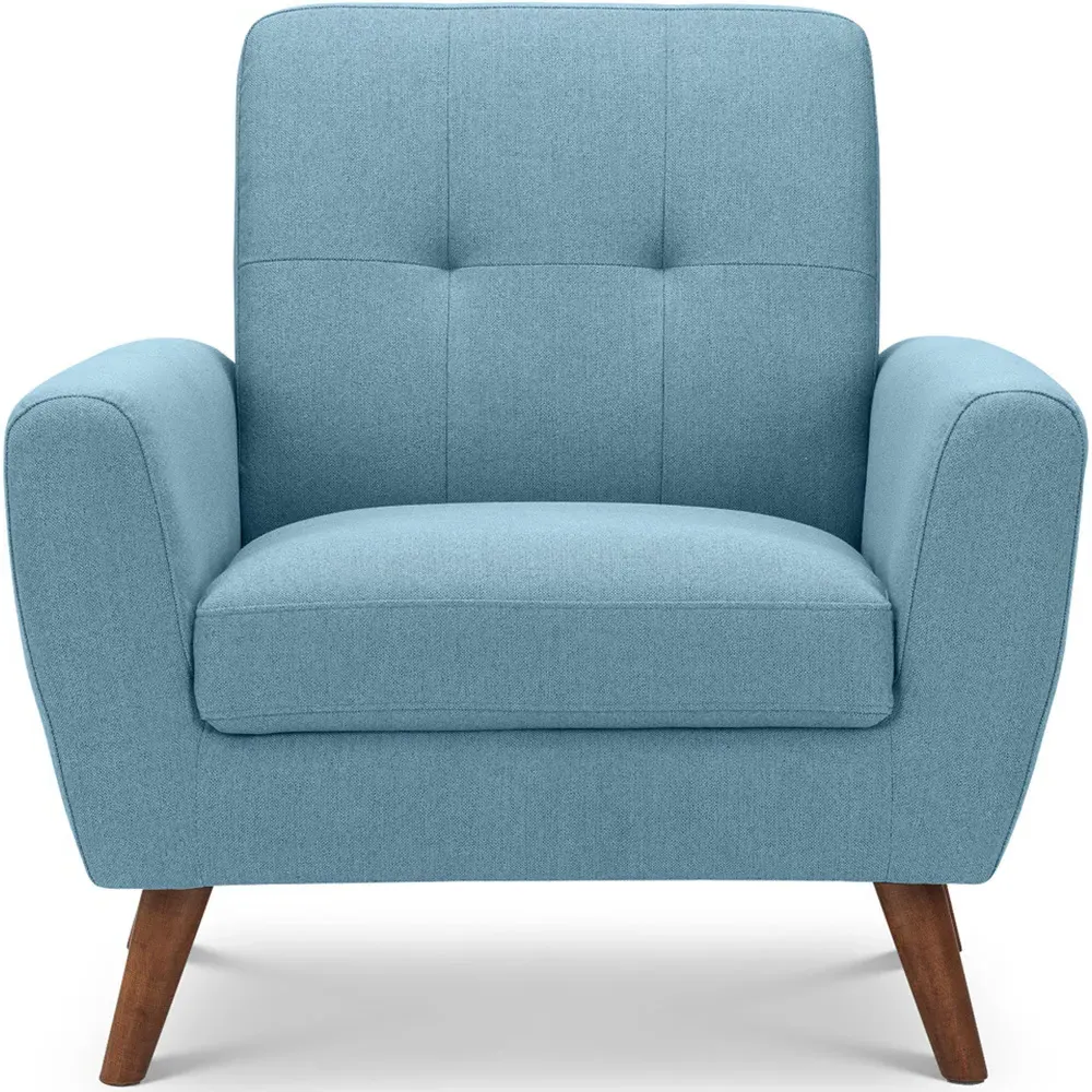 Monza Compact Retro Armchair - Blue