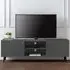 Moritz 2 Door TV Unit with Storage - Grey