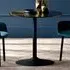 Nero 2-Seater Round Dining Table - Black