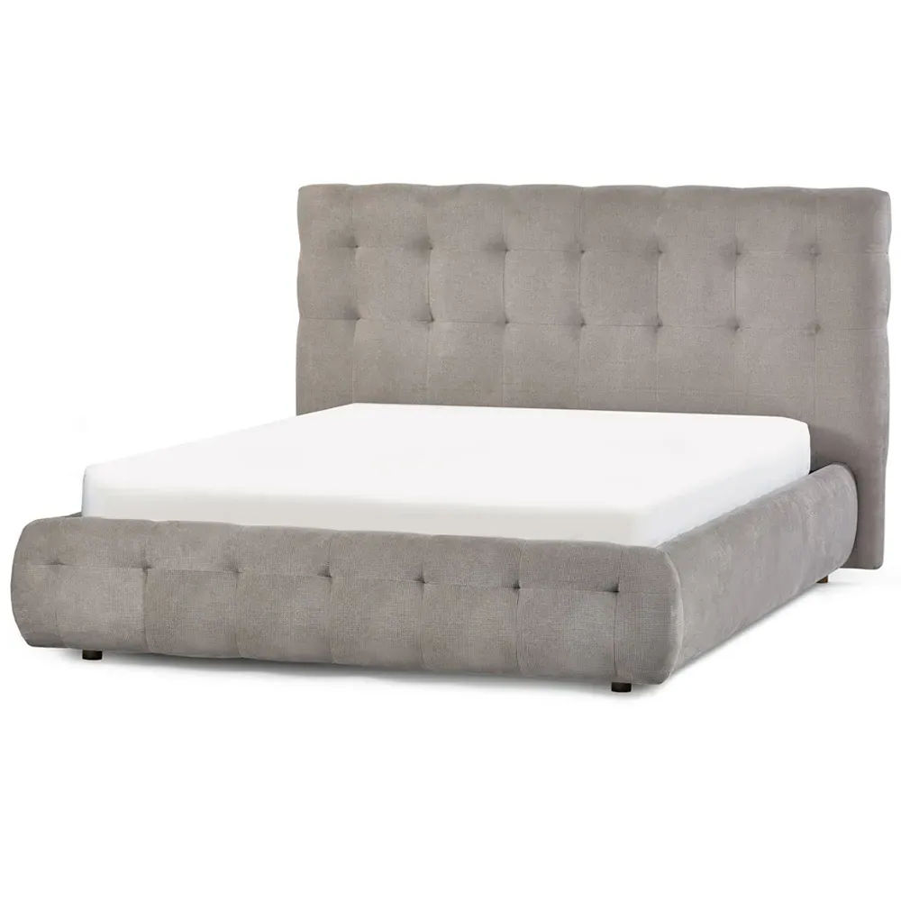 Odette King Size Bed Frame - Light Taupe