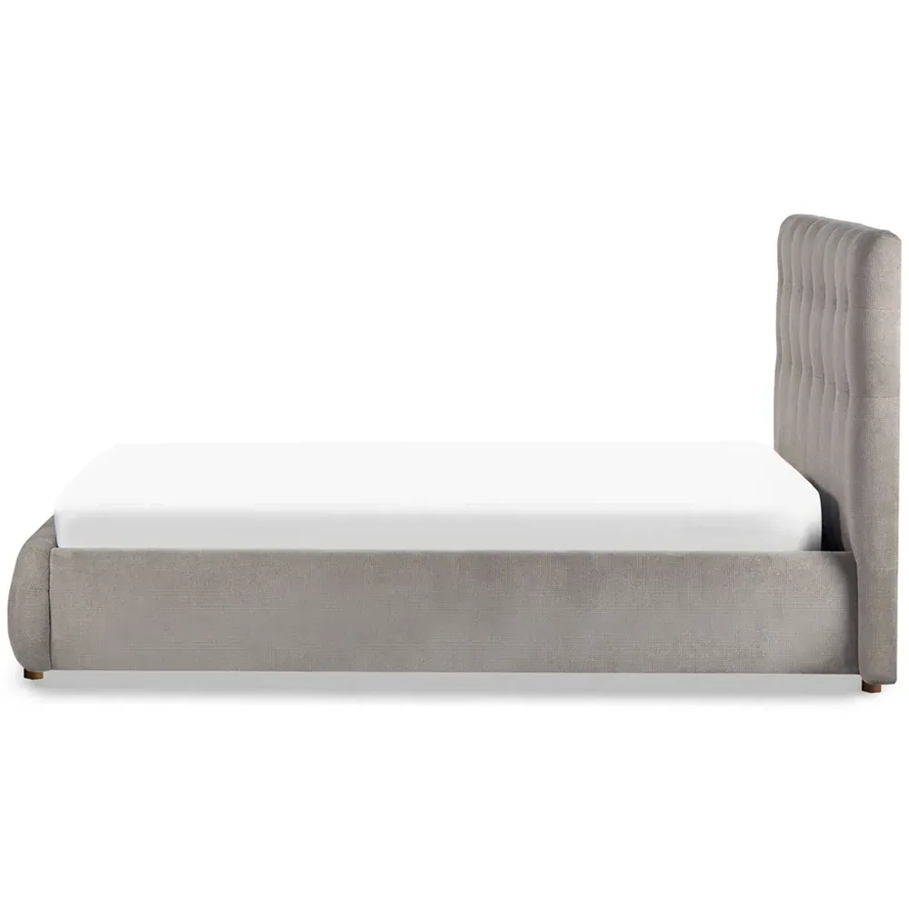 Odette King Size Bed Frame - Light Taupe