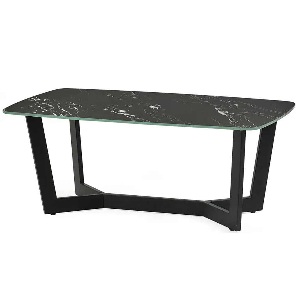 Olympus Coffee Table - Black, Marble