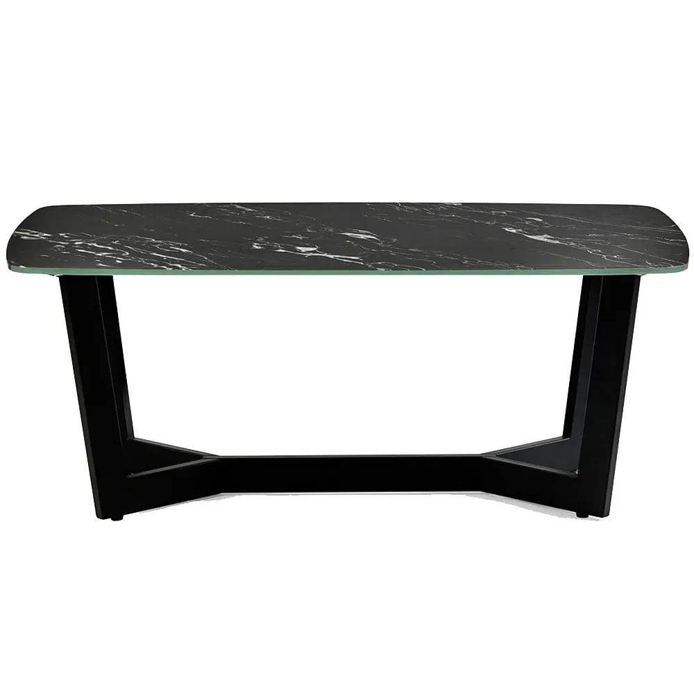 Olympus Coffee Table - Black, Marble