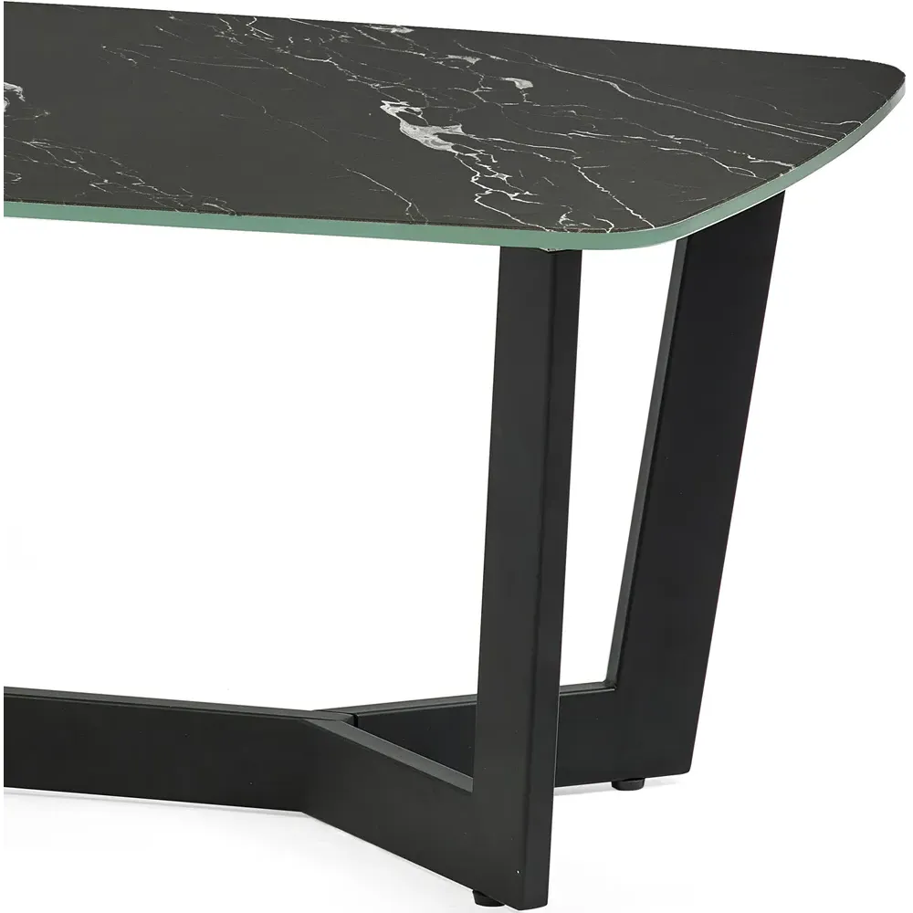 Olympus Coffee Table - Black, Marble