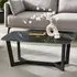 Olympus Coffee Table - Black, Marble