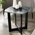 Olympus Lamp Table - Black, Marble