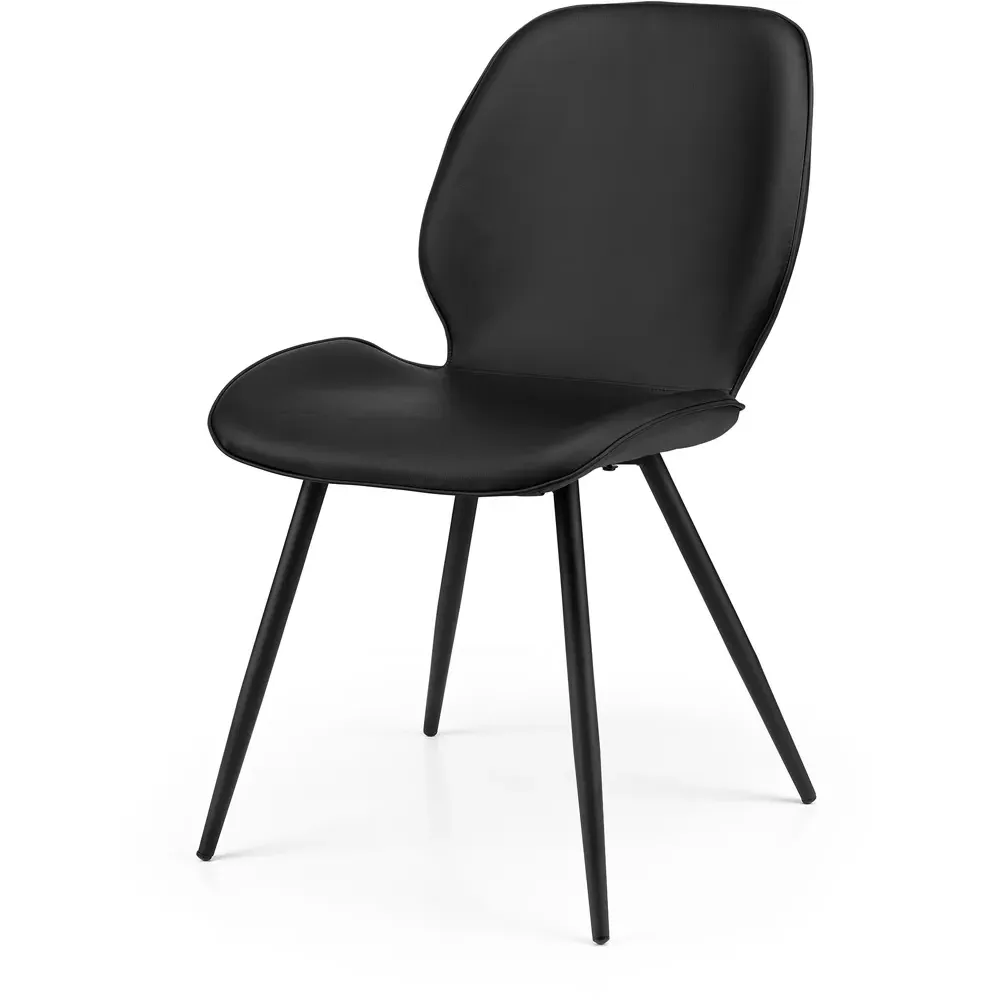 Otto Set of 2 Dining Chairs - Black