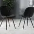 Otto Set of 2 Dining Chairs - Black