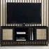 Padstow 2 Door TV Unit with Storage - Black
