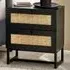 Padstow 2 Drawer Bedside Cabinet - Black