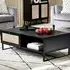 Padstow 2 Drawer Coffee Table - Black