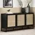 Padstow 3 Door Sideboard - Black