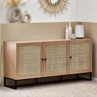 Padstow 3 Door Sideboard - Wood