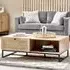Padstow Coffee Table with Storage - Oak